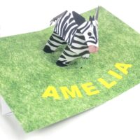 Zebra Pop Up Card