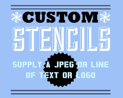 Personalised Stencil A4